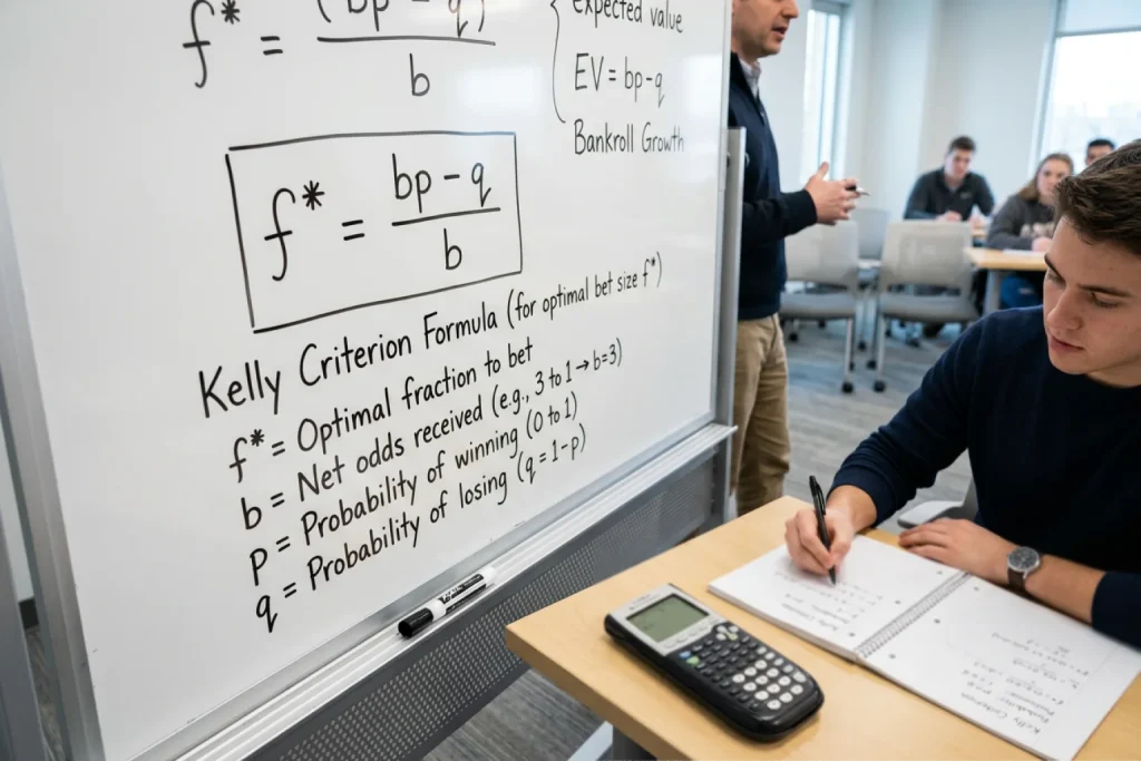 Fórmula matemática de Kelly Criterion aplicada a apuestas